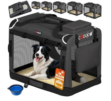 Hondentransportbox Antraciet XL 82x58x58cm (Huisdieren), Verzenden, Nieuw
