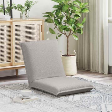 vidaXL Verstelbare vlo stoelen Lichtgrijs Schapenstof, Verzenden, Nieuw