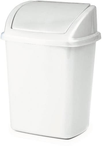 Vepa Bins Vuilbak - met swing deksel -  4,45 l -  wit, Ophalen of Verzenden
