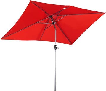 2dekans | Angel Living Tuinparasol - 2 x 3 m - Aluminium -, Ophalen of Verzenden, Zo goed als nieuw