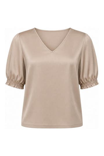 Aaiko Top in maat S Beige, Aaiko, Verzenden, Zo goed als nieuw, Beige