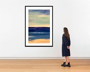 Dam Domido - NO RESERVE PRICE- Mer dhuile - 130 x 80 cm