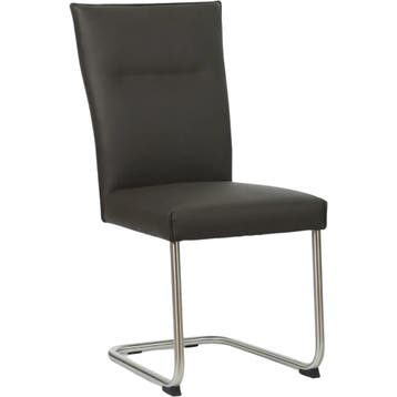 Set van 10 Leren eetkamerstoelen Retro - Hermes Caffe, Huis en Inrichting, Stoelen, Ophalen of Verzenden, Nieuw, Leer