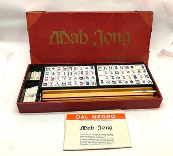 Bordspel - Mah Jong Dal Negro in zijn verfijnde, complete