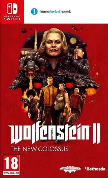 Wolfenstein II: The New Colossus Switch Morgen in huis!, Spelcomputers en Games, 1 speler, Ophalen of Verzenden, Zo goed als nieuw