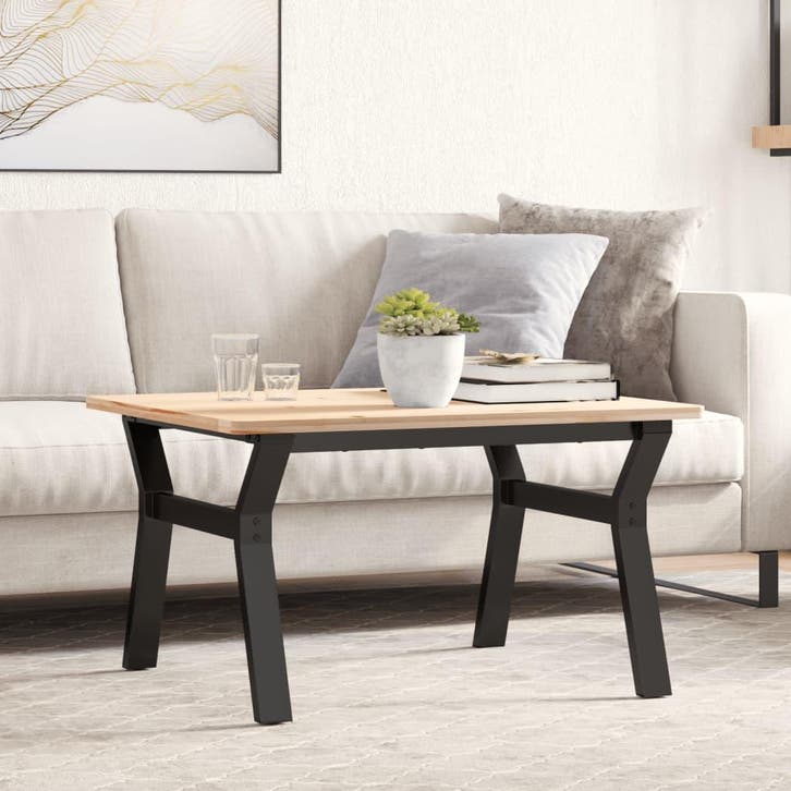 vidaXL Salontafelpoten Y-frame 70x60x43 cm staal, Huis en Inrichting, Tafelonderdelen, Nieuw, Verzenden