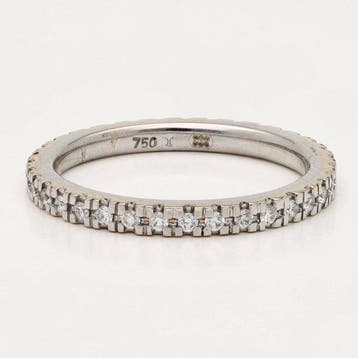 Ring - 18 karaat Witgoud Diamant (Natuurlijk) - Alliance, Nieuw