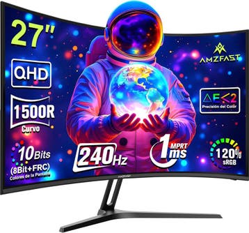 Gaming Monitor - Beeldscherm computer - 27 inch - Curved - 2, Computers en Software, Verzenden, Zo goed als nieuw