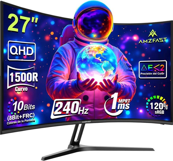Gaming Monitor - Beeldscherm computer - 27 inch - Curved - 2, Computers en Software, Monitoren, Zo goed als nieuw, Verzenden