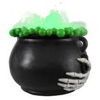 Halloween Heksenketel Met Licht En Mistmaker 30x21 Cm, Verzenden, Nieuw