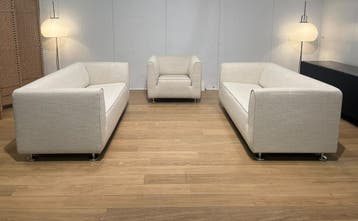 SET Gelderland 4800 2.5-Zits Banken + Fauteuil (Gestoffeerd), 150 tot 200 cm, 75 tot 100 cm, Ophalen of Verzenden, Rechte bank