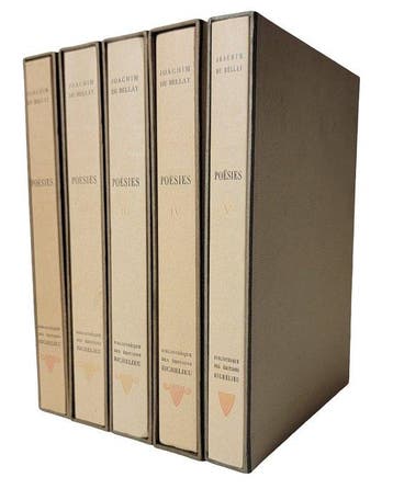 Joachim du Bellay; texte établi et annoté par Marcel