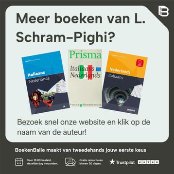 Prisma woordenboek / Italiaans-Nederlands / Prisma, Boeken, Verzenden, Zo goed als nieuw, L. Schram-Pighi