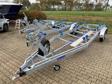 Vlemmix boot-trailers nieuw direct uit voorraad leverbaar, Watersport en Boten, Boottrailers, Nieuw, Met rollen