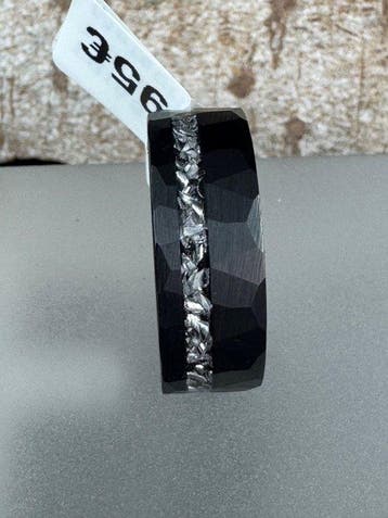 Tungsten met meteoriet-inlays Sieraden- 12 g - (1)