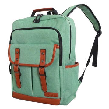 ZILOU Laptop Rugzak - 28L - 15.6 - Met regenhoes - Groen, Overige merken, 40 cm of meer, Verzenden, Nieuw