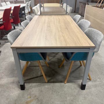 Steelcase kantoortafel nieuw blad midden eiken - 200x100 cm, Ophalen of Verzenden, Nieuw in verpakking