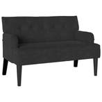 Chesterfield Bank Fluweel Zwart | Retourdeal 73% Korting, Huis en Inrichting, Banken | Bankstellen, Minder dan 75 cm, Ophalen of Verzenden