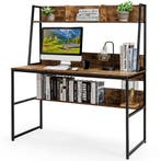 LIVSK Bureau met Boekenkast - Ruimtebesparend en Praktisch -, Verzenden, Nieuw