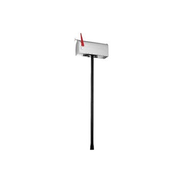 G2 Amerikaanse brievenbus US Mailbox met paal - aluminium, Tuin en Terras, Brievenbussen, Verzenden, Nieuw