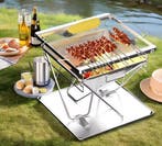 Verstelbare Opvouwbare Houtgestookte Kampvuurgrill met Tas, Verzenden, Nieuw