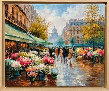 Wilma Lucas - Paris, le marché aux fleurs