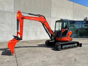 Veiling: Midigraafmachine Kubota KX155-3SZ Diesel, Ophalen, Graafmachine