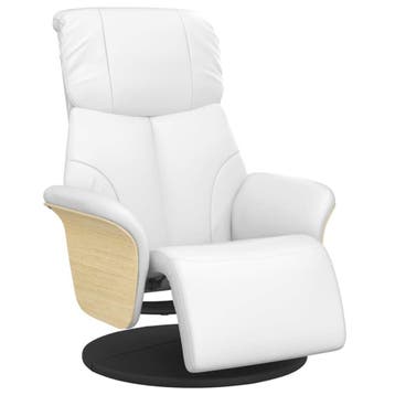 Draaifauteuil met voetensteun | Laatste Stuk!, Overige materialen, Gebruikt, 75 tot 100 cm, Ophalen of Verzenden