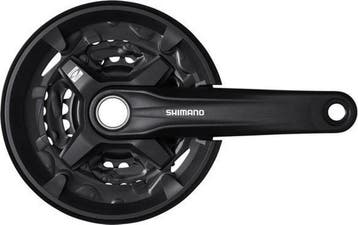 Shimano Crankstel Altus 22-30-40t 175 Mm Kettingscherm Zwart, Fietsen en Brommers, Fietsonderdelen, Ophalen of Verzenden, Nieuw