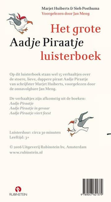 Het grote Aadje Piraatje luisterboek 9789047621379, Boeken, Verzenden, Zo goed als nieuw, Marjet Huiberts