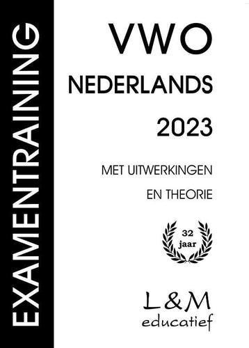 Examentraining Vwo Nederlands 2023 9789054894445, Boeken, Zo goed als nieuw