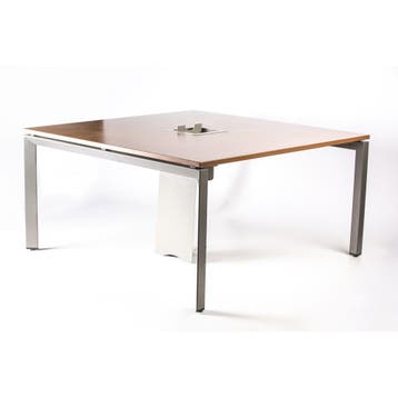 Steelcase Frame One Tafel Vergadertafel 140x140 gebruikt, Overige plaatsen, Ophalen of Verzenden, Gebruikt, Tafel