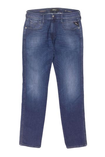 Replay Broek in maat W32 L34 Blauw, Kleding | Heren, Verzenden, Zo goed als nieuw, Blauw, Replay