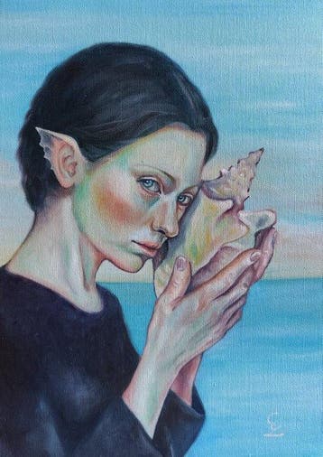veronica ciccarese - Il canto della sirena, Antiek en Kunst