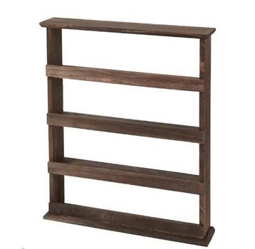Zwevend 4-Lagen Houten Opbergrek, Huis en Inrichting, Kasten | Wandmeubels, Verzenden, Nieuw