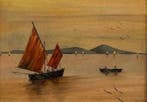 Italiaanse school (XX) - Pescatori al crepuscolo