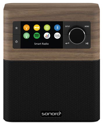 Sonoro STREAM - Zwart - FM/DAB+ radio - internet radio-, Verzenden, Nieuw