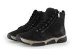 Rieker Veterboots in maat 40 Zwart, Verzenden, Zwart, Overige typen, Zo goed als nieuw