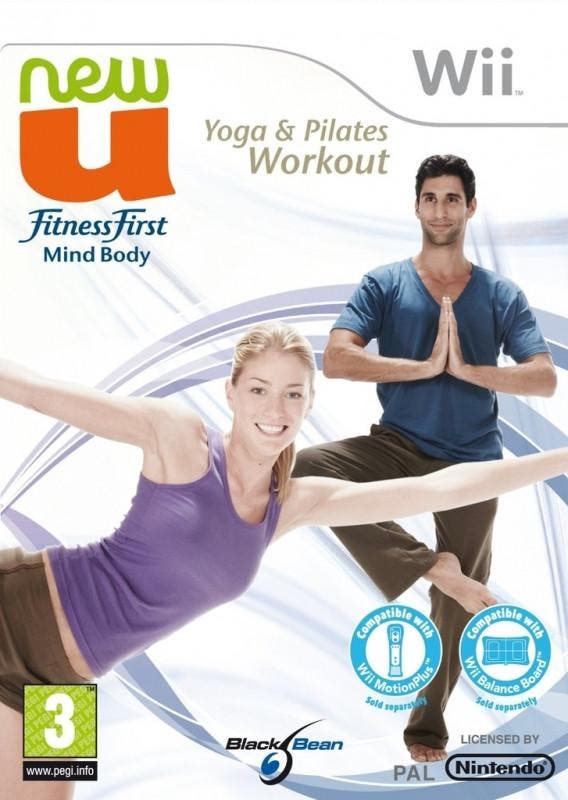 New U Fitness First (Mind Body) Yoga & Pilates Workout (N..., Spelcomputers en Games, Games | Nintendo Wii, Gebruikt, Verzenden