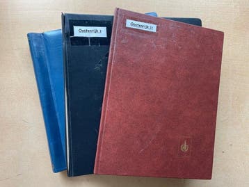 Oostenrijk 1880/2023 - en Zwitserland Partij in 3 Albums, Gestempeld
