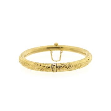 22 Karaat Surinaamse gouden slavenarmband; maat S/M, Sieraden, Tassen en Uiterlijk, Armbanden, Ophalen of Verzenden, Gebruikt