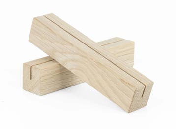 15cm - Houten Kaarthouder / Tafelstandaard / Menukaartho...