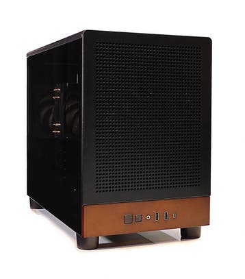 Gamdias Athena M4M WOOD Mini Gaming Case - Echt Walnoot H..., Computers en Software, Computerbehuizingen, Ophalen of Verzenden