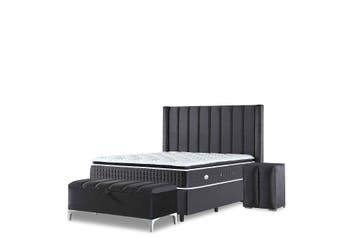 Opberg Boxspring Lina - diverse maten, Verzenden, Nieuw, Tweepersoons