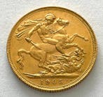 Australië. Edward VII. Sovereign 1905, Postzegels en Munten
