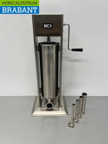 HCB RVS Verticale vulbus stopbus worstvuller 7 liter Horeca, Ophalen of Verzenden, Nieuw zonder verpakking
