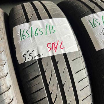 2 x Nexen 165-65-15 Zomerbanden 5,5mm, Gebruikt, 15 inch, Ophalen of Verzenden, Band(en)