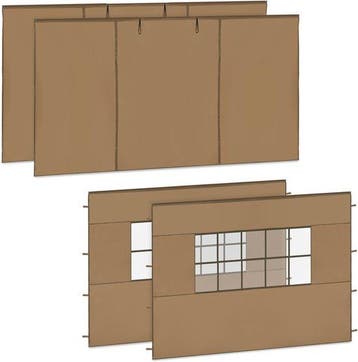 2dekans | VONROC Zijwanden Set - 3x4.5M - Voor Premium, Ophalen of Verzenden, Zo goed als nieuw