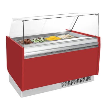 GGM Gastro | Ijsvitrine LIAM - 1560mm - Statisch - voor |, Verzenden, Nieuw in verpakking