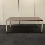 drentea bureau 200x90 cm, in hoogte verstelbaar, Wit - bruin, Ophalen of Verzenden, In hoogte verstelbaar, Gebruikt